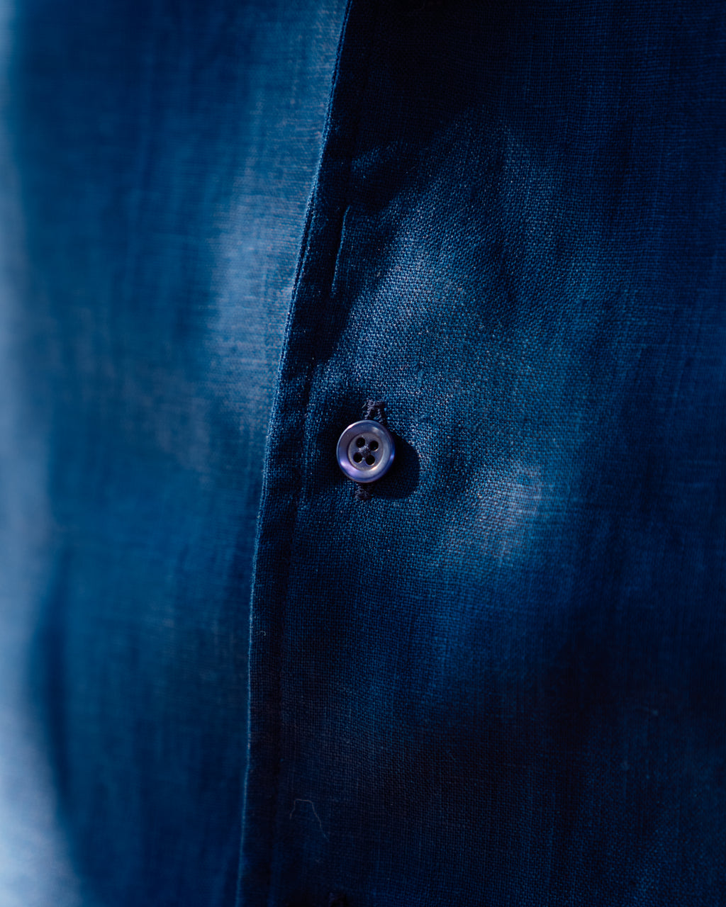 Camicia Korelie in lino BLU