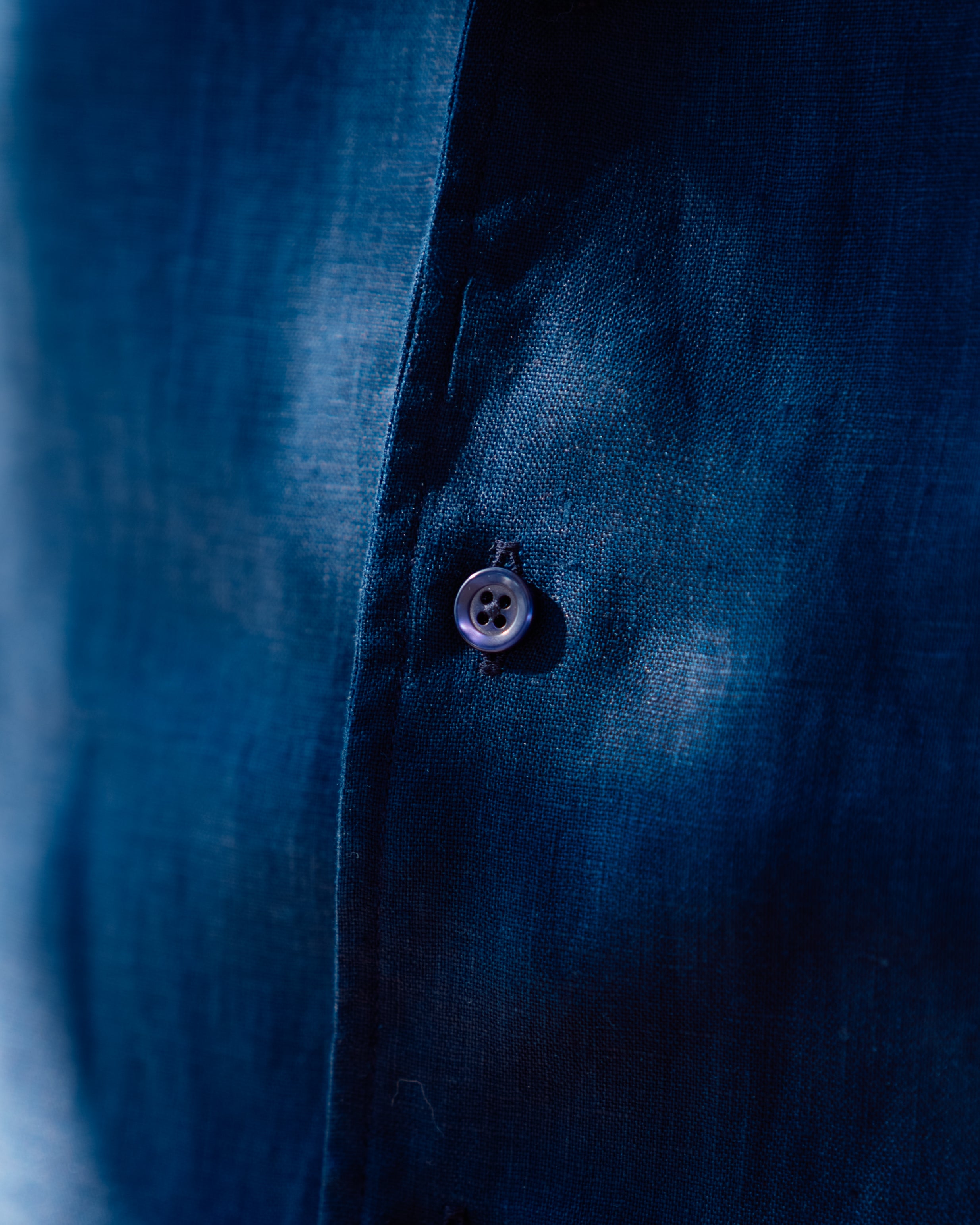 Camicia Korelie in lino BLU