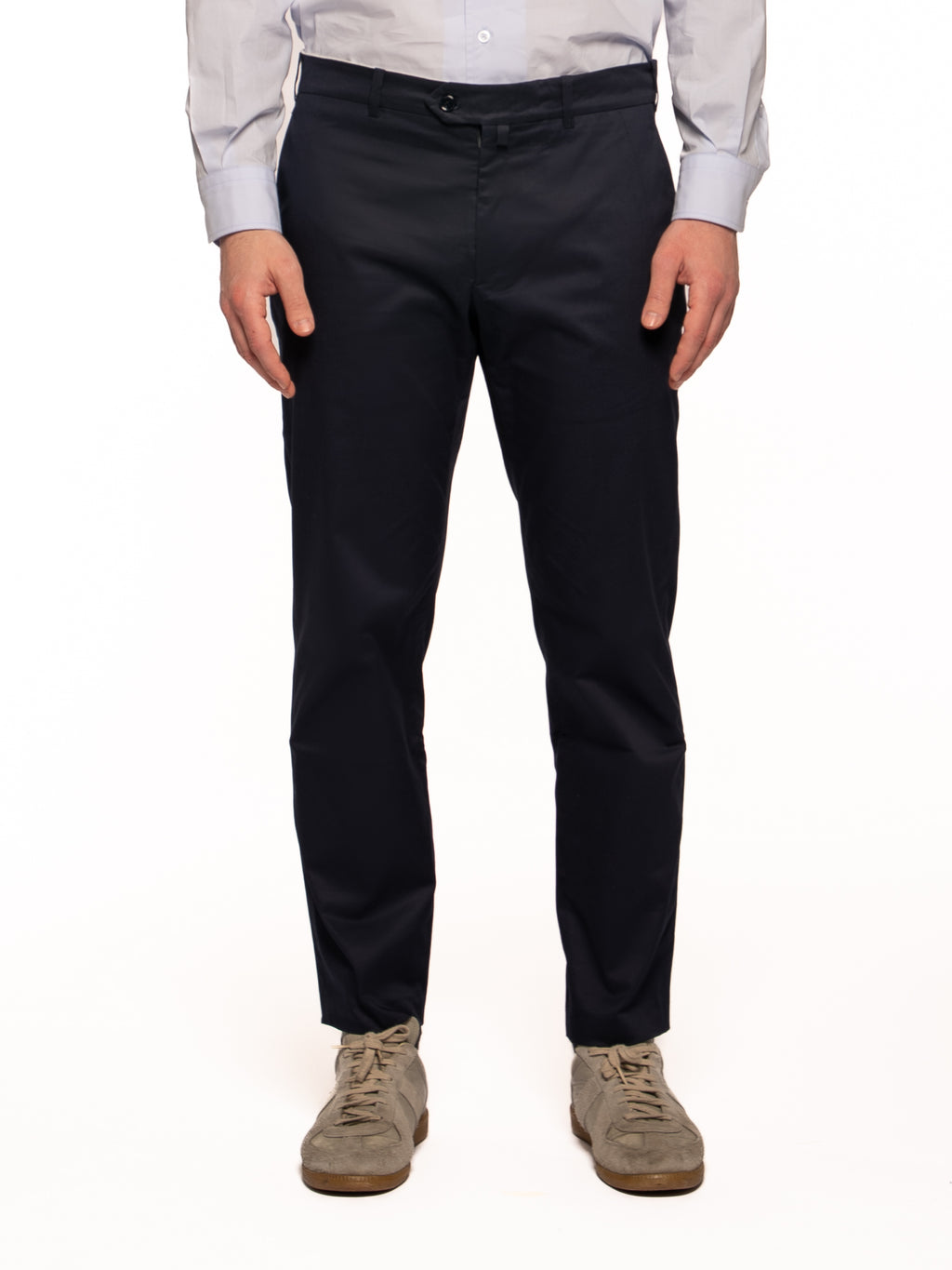 Pantalone Rayon in cotone BLU NAVY
