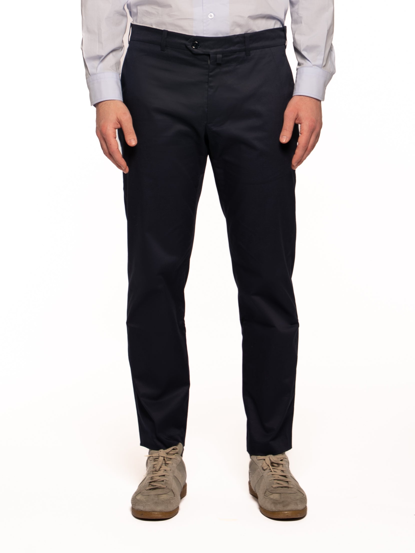 Pantalone Rayon in cotone BLU NAVY