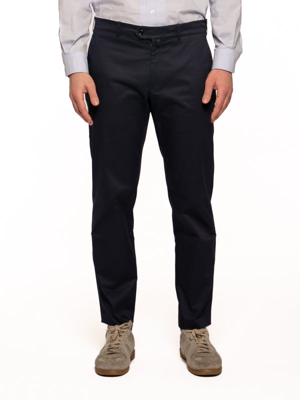Pantalone Rayon in cotone BLU NAVY