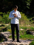 Camicia Jessie in cotone AZZURRO