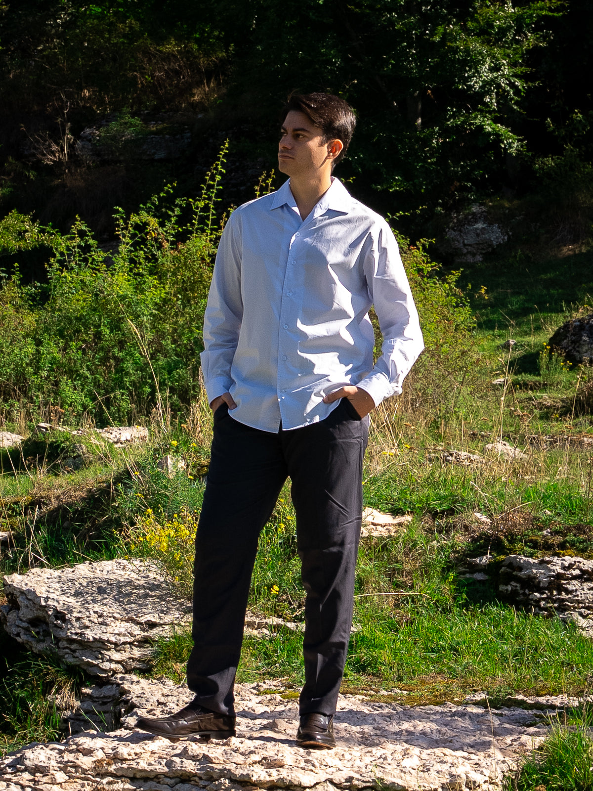 Pantalone Kellog in lana ANTRACITE