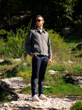 Blouson Cripton in lana viscosa FUCILE/NERO