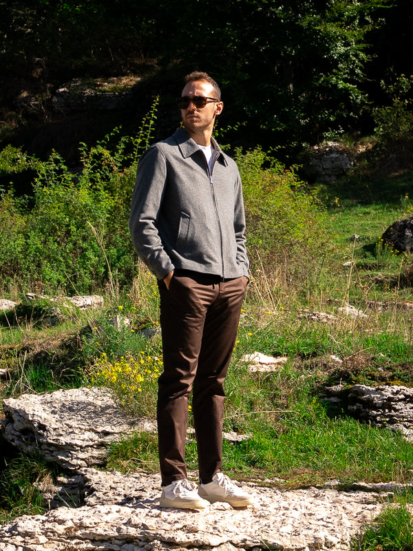 Pantalone Rayon in cotone MORO