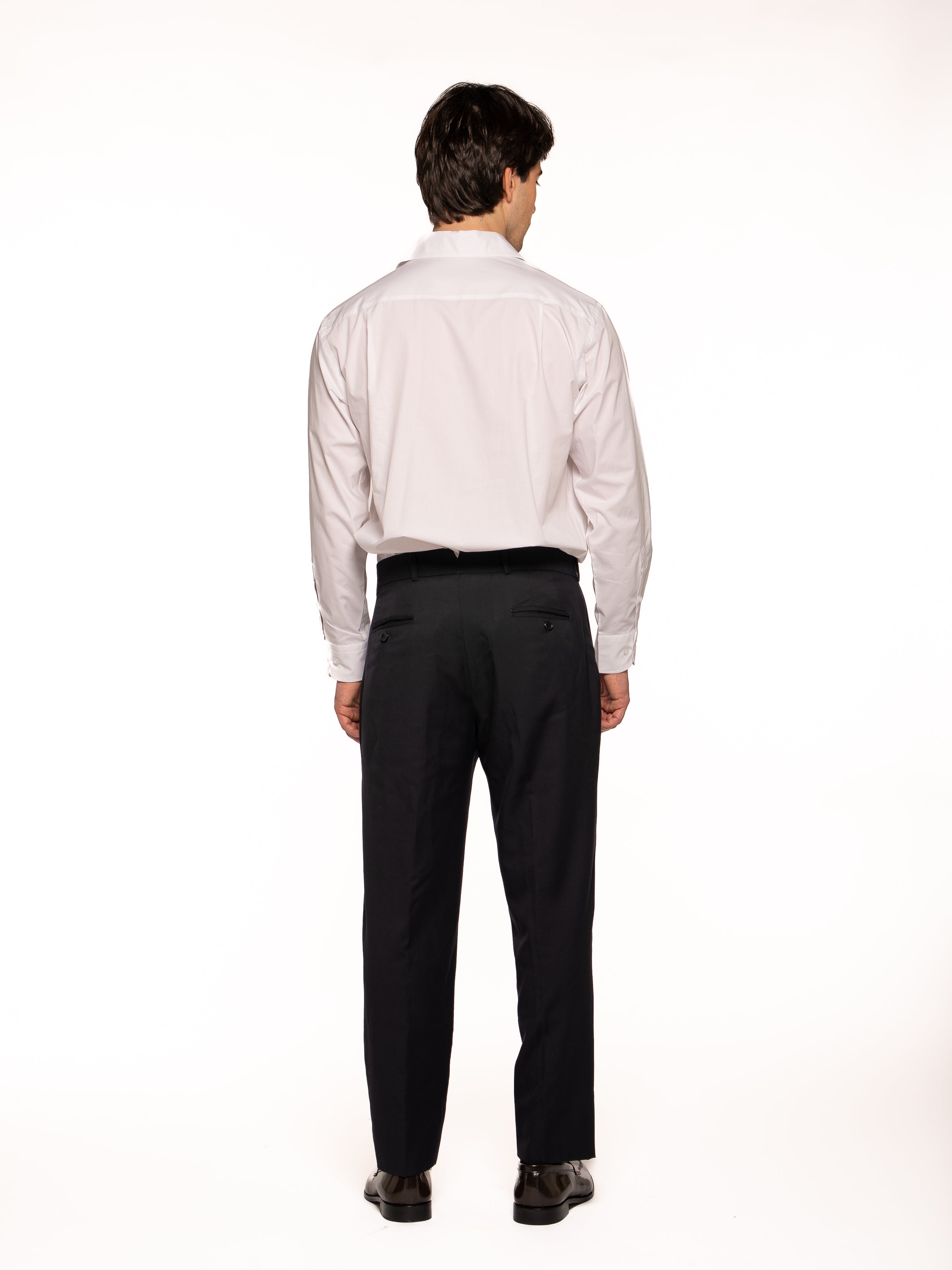 Pantalone Kellog in lana BLU NAVY