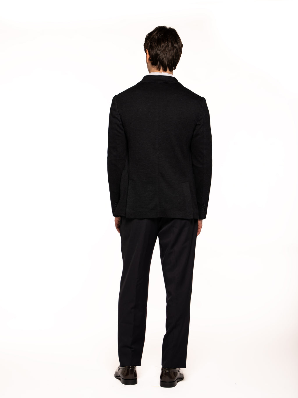 Giacca Pepita in lana viscosa DARK GREY