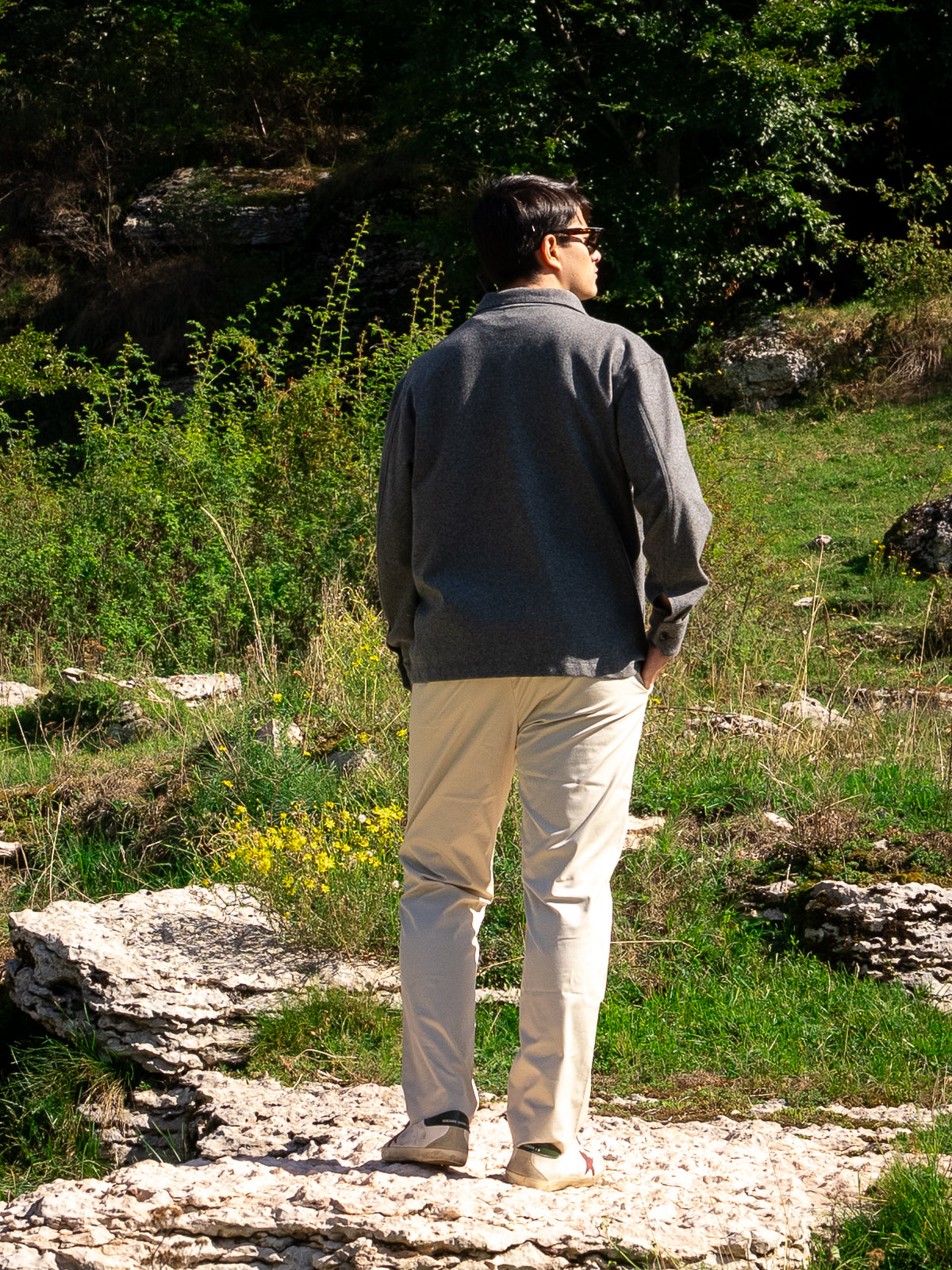 Pantalone Rayon in cotone SABBIA