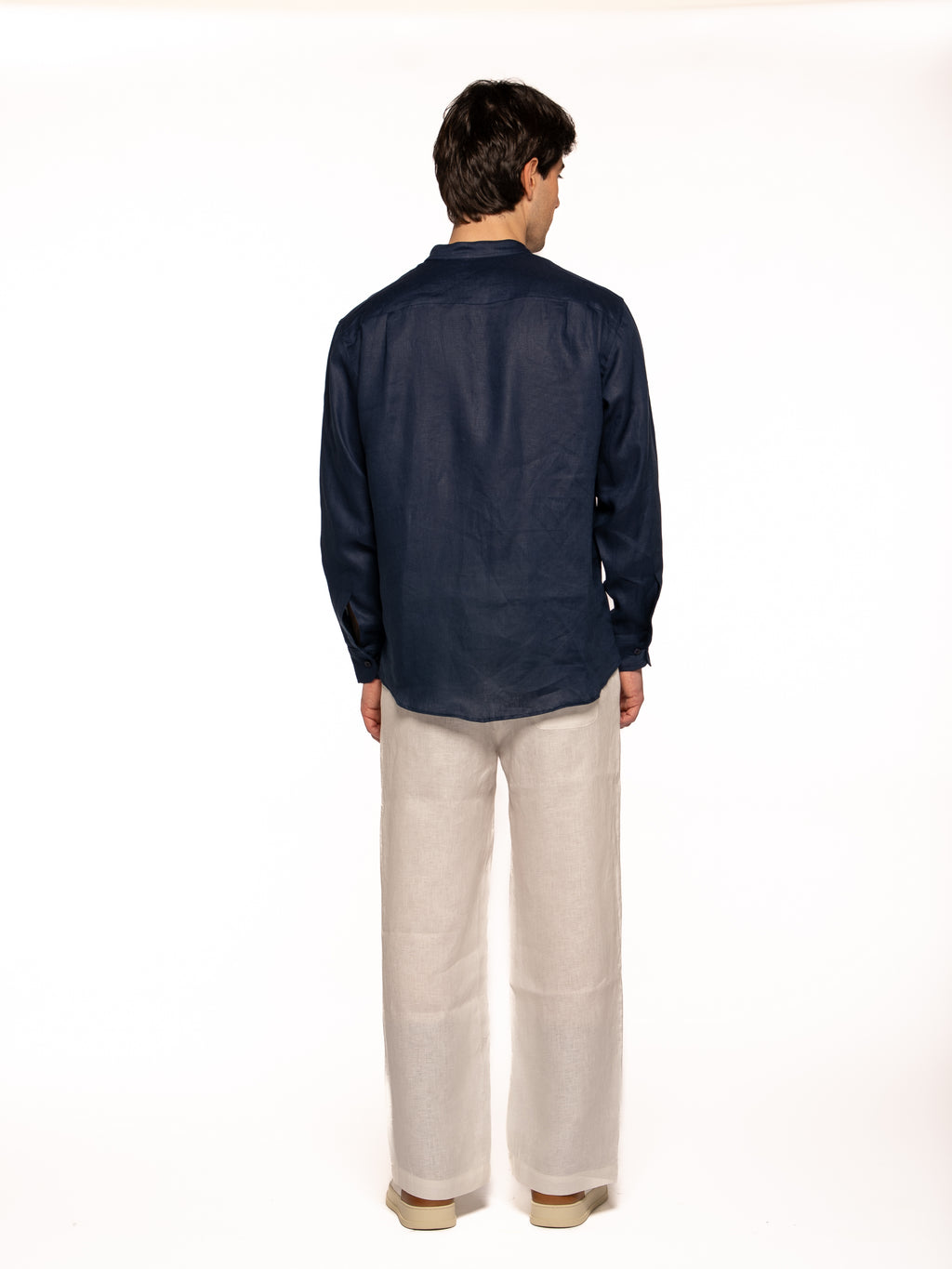 Camicia Korelie in lino BLU