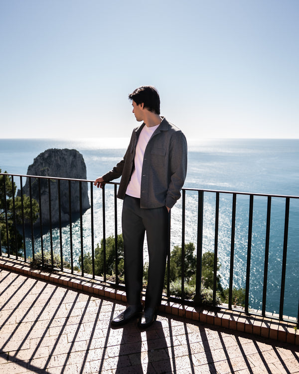 Pantalone Kellog in lana ANTRACITE