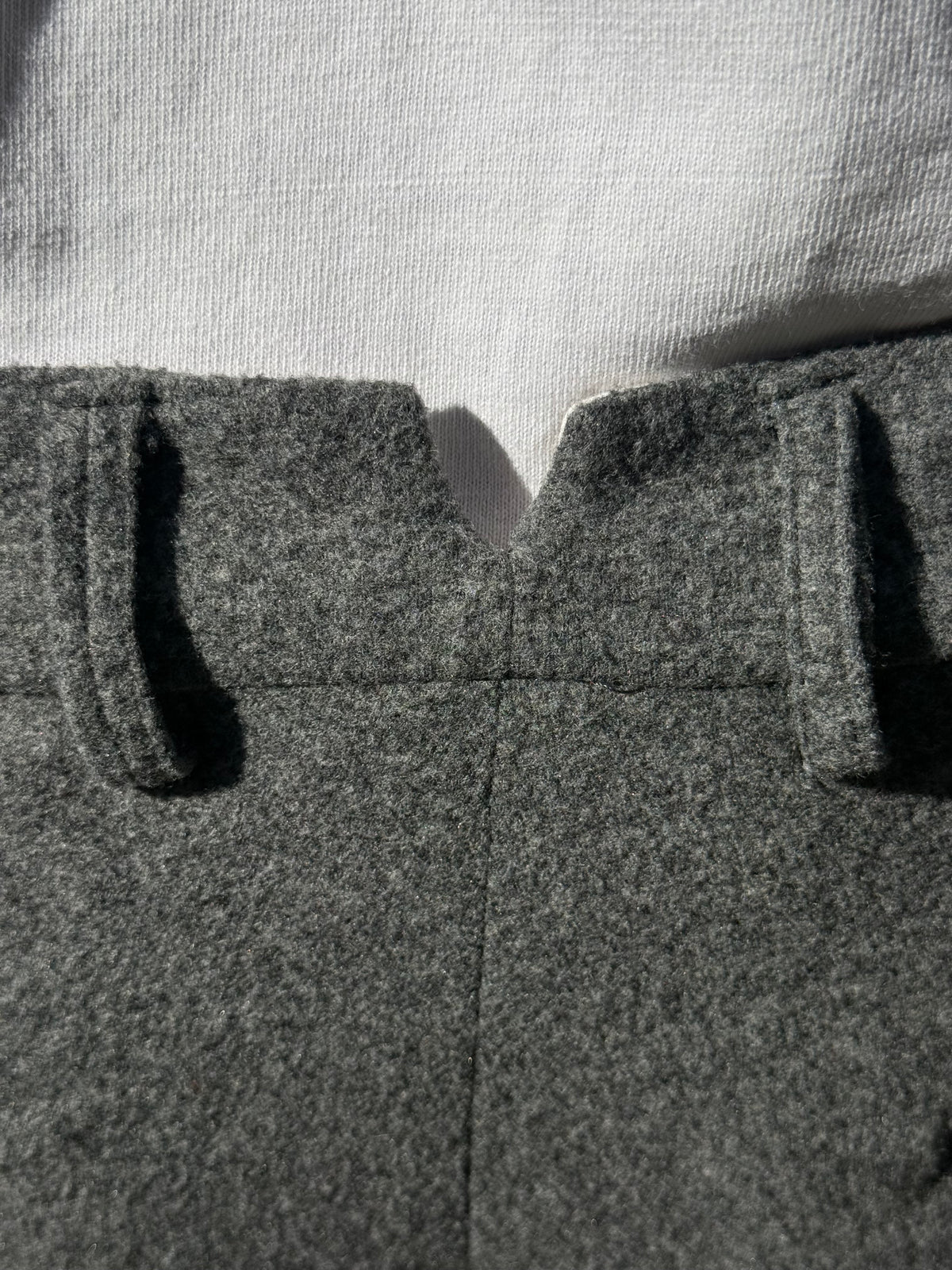 Pantalone Rayon in lana viscosa FUCILE/NERO