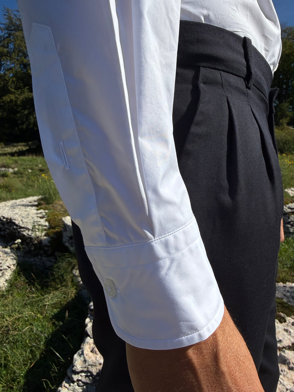 Camicia Jessie in cotone BIANCO