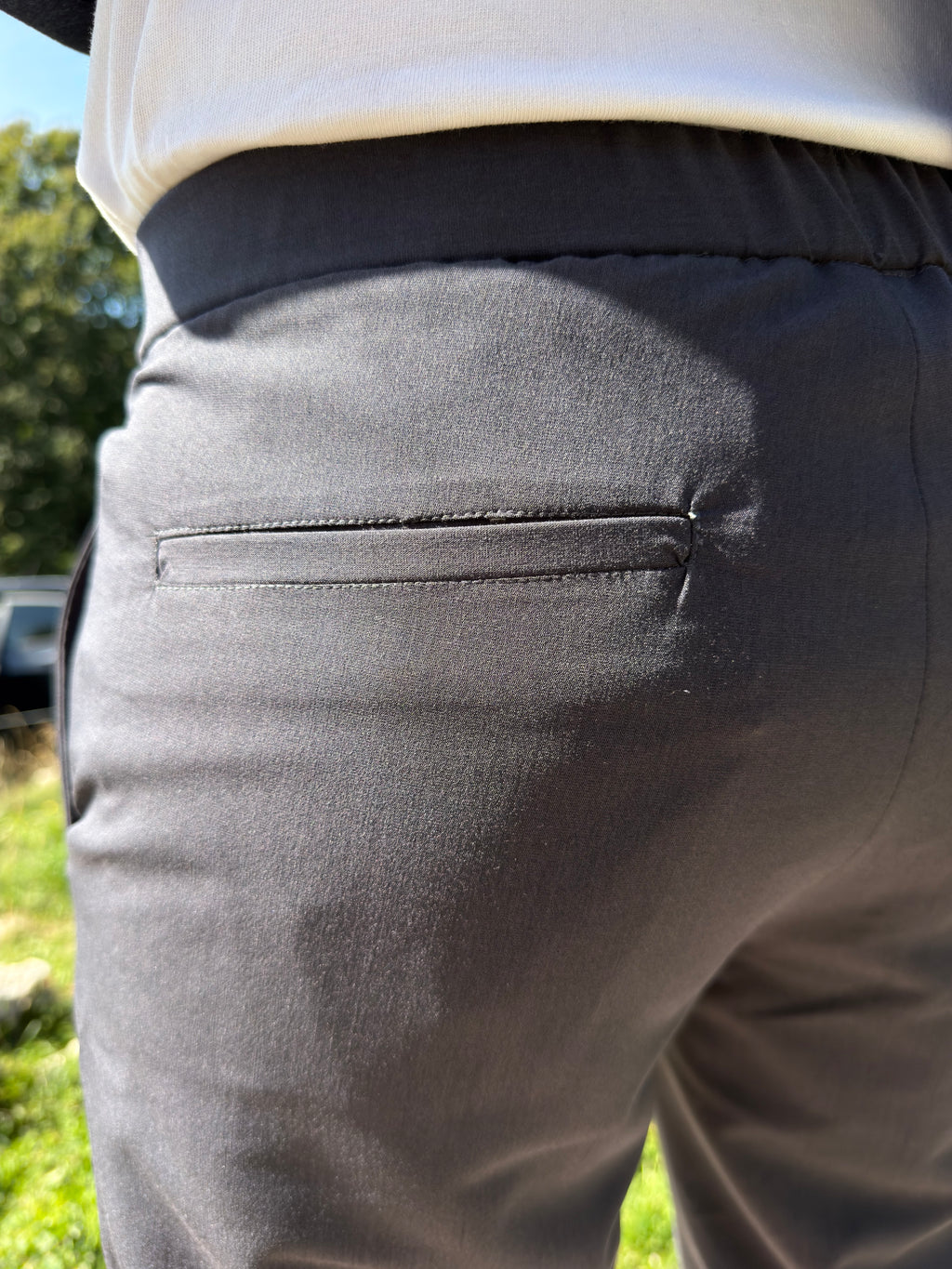 Pantalone Luffie in poliviscosa ANTRACITE