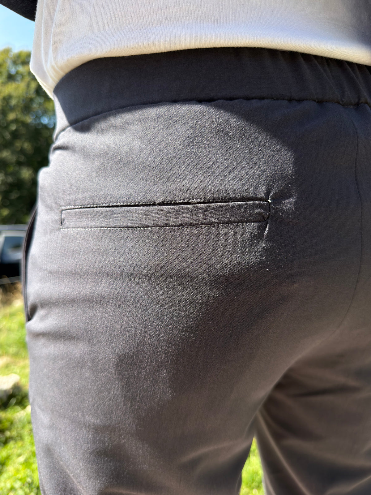 Pantalone Luffie in poliviscosa ANTRACITE
