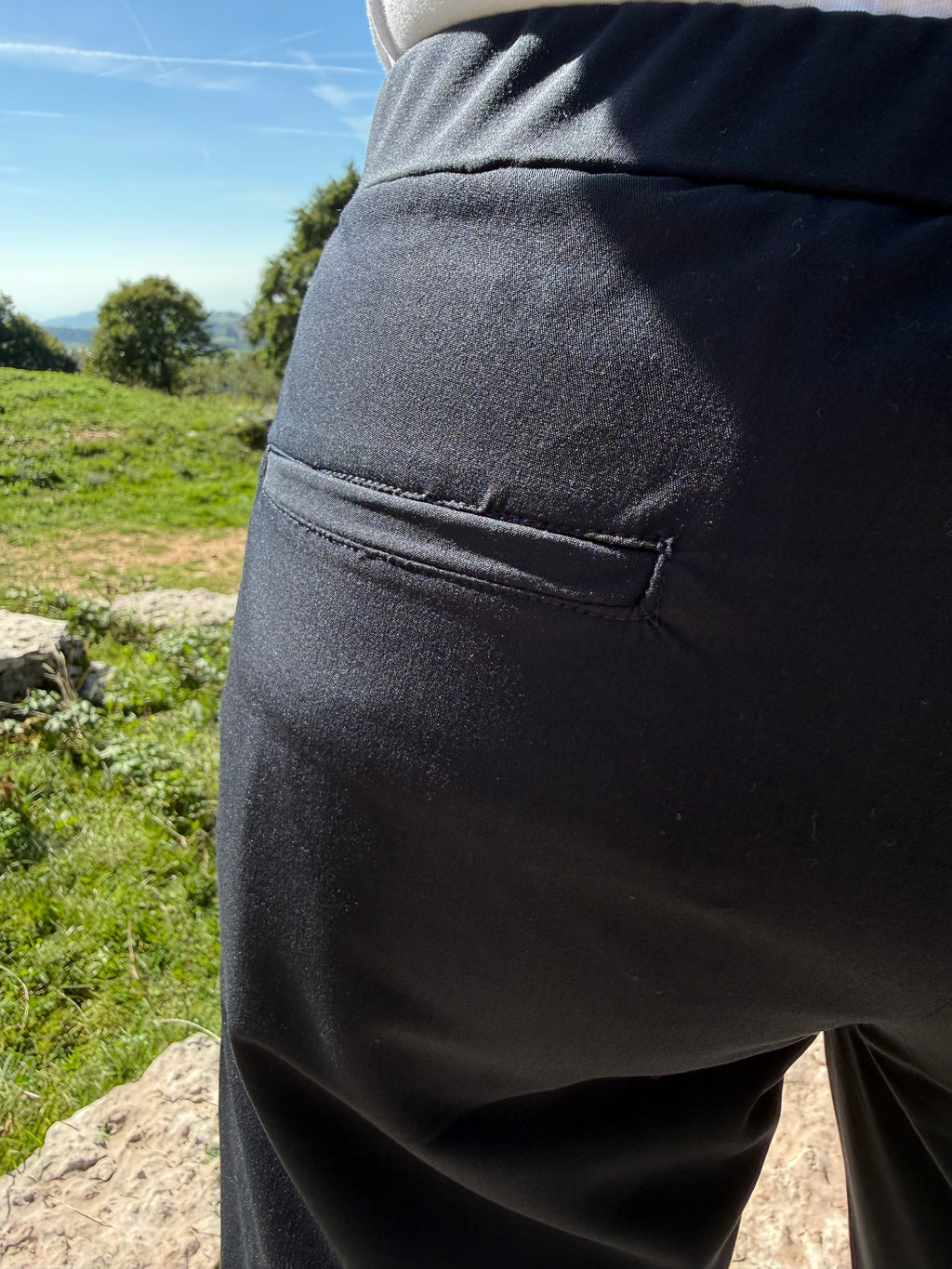 Pantalone Luffie in poliviscosa BLU NAVY
