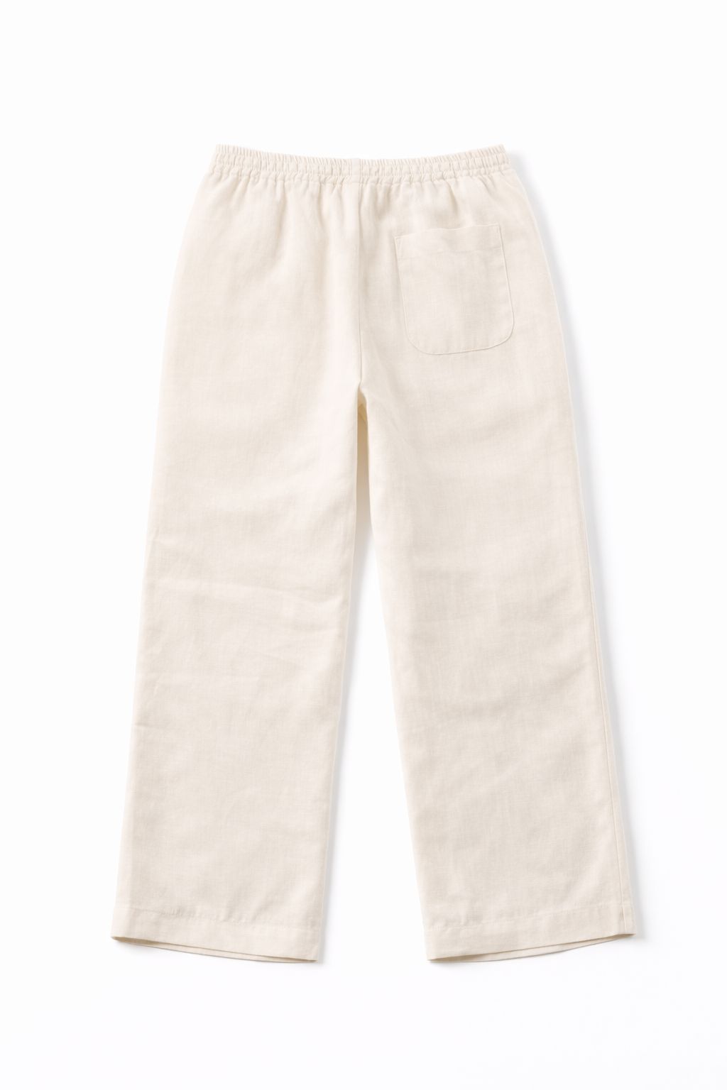 Pantalone Ace in lino BIANCO SETA